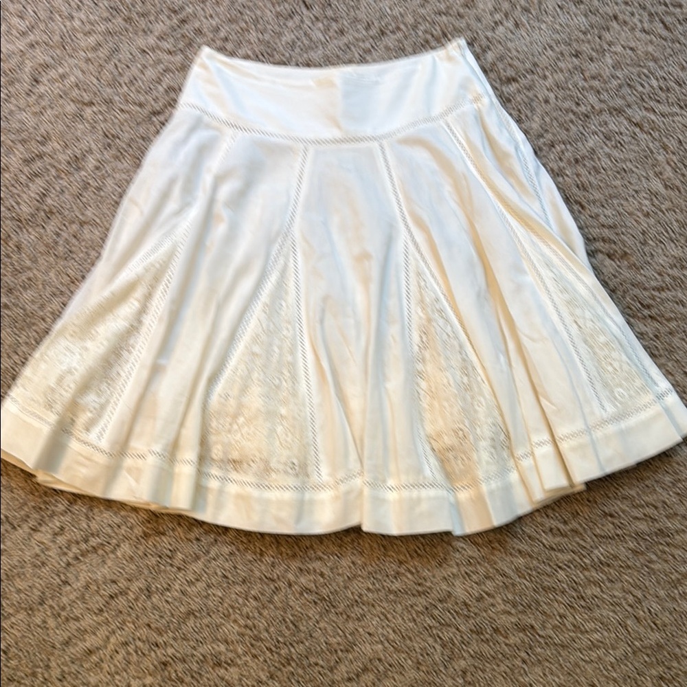 Edmé & Esyllte crochet lace skirt